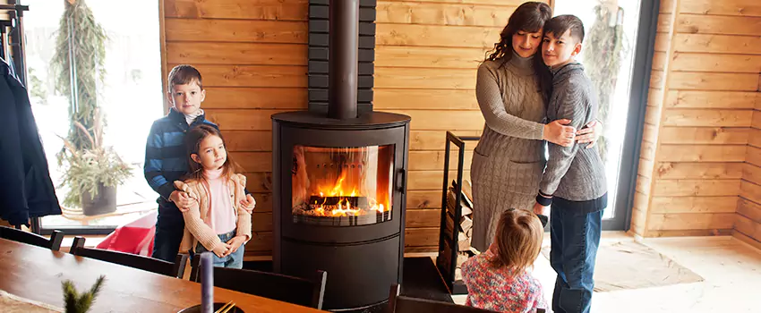 Morso Cast Iron Fireplace Insert Installation in Arvin, California