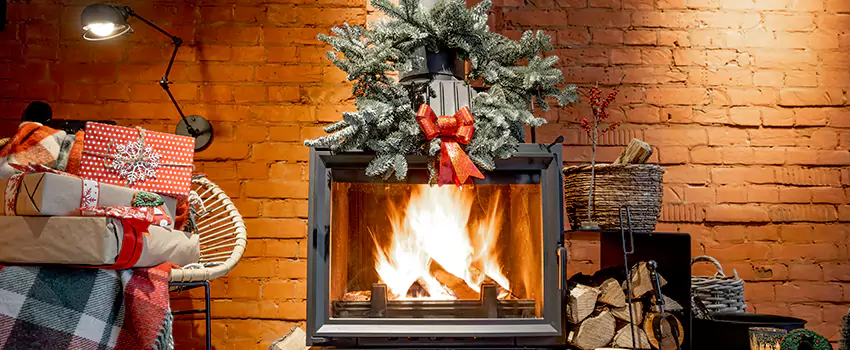 Travis Industries Linear Gas Fireplace Installation in Arvin, California