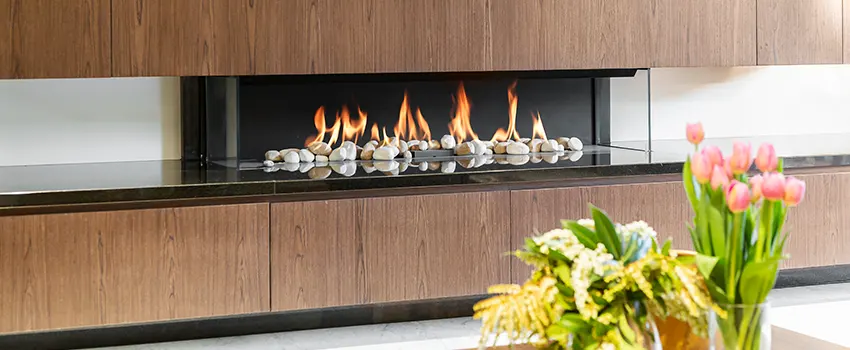 Double-height Fireplace Design Refurbishment in Arvin, California